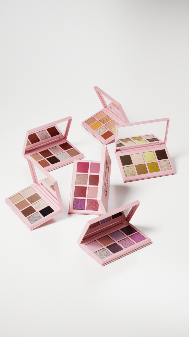 Beauty Creations DUET — paletas abiertas