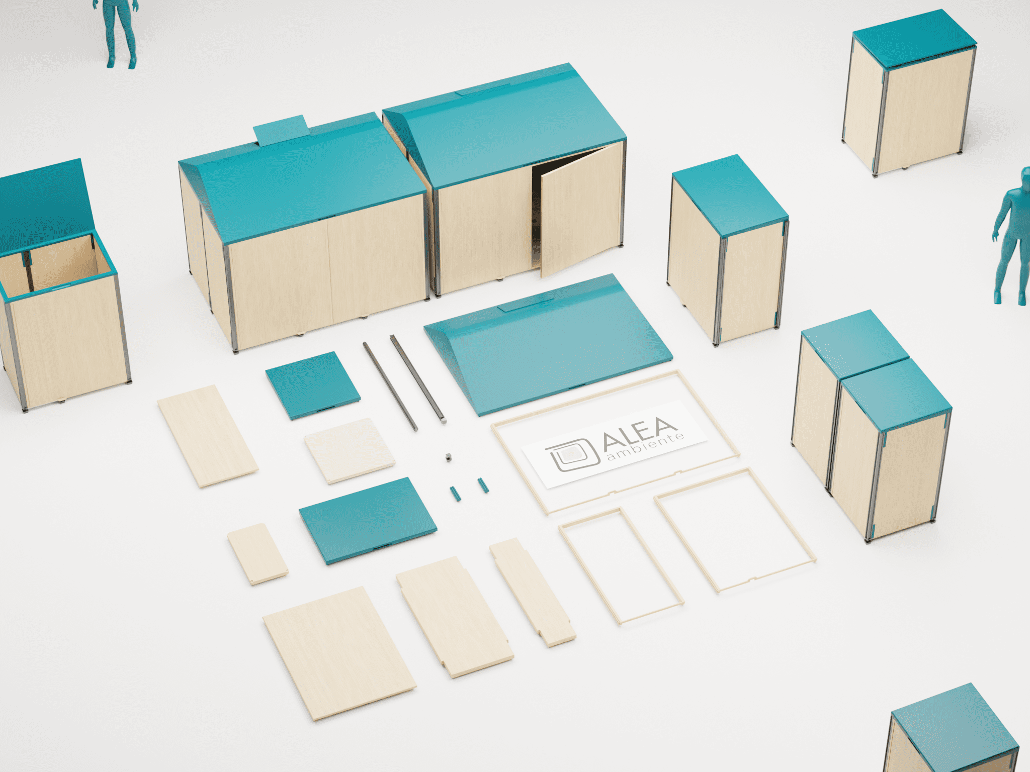 Alea Ecopoint módulos render